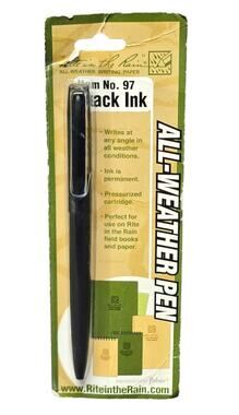 Rite in the Rain All-Weather Black Ink Writing Pen No. 97